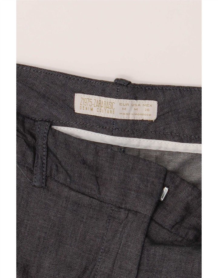 Damskie spodenki chino Zara, średnie W28, szara bawełna