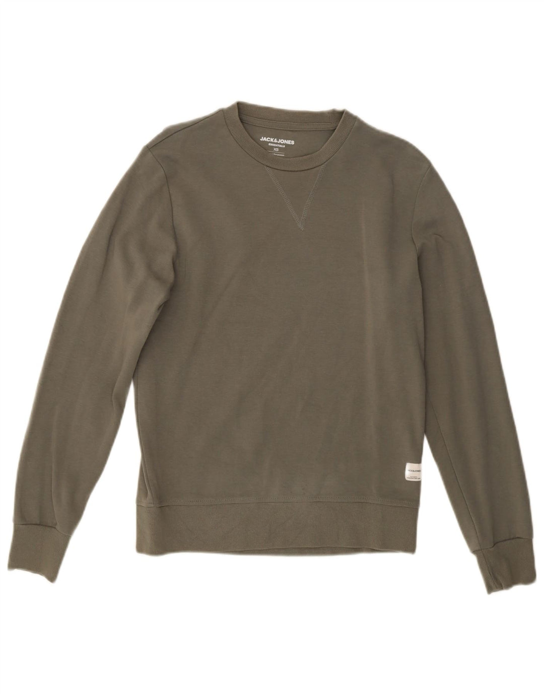 Męska bluza Jack & Jones, sweter XS, bawełna khaki