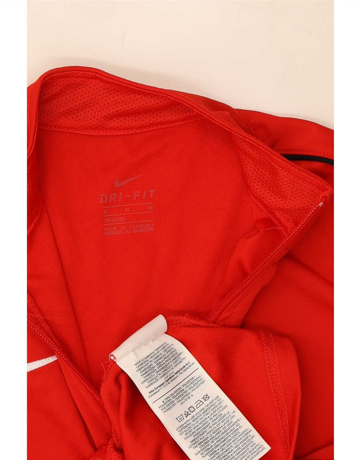 Chłopięca kurtka dresowa Nike Dri Fit 10-11 lat, średni czerwony poliester