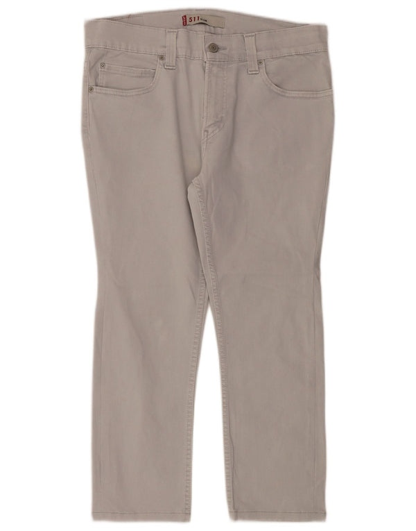 Męskie jeansy Levi's 511 Slim W36 L24 Szare