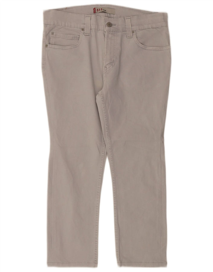 Męskie jeansy Levi's 511 Slim W36 L24 Szare
