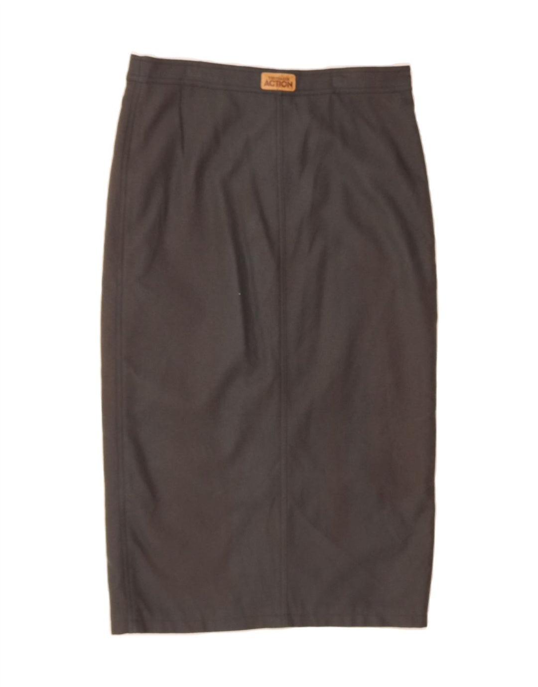 TRUSSARDI Womens Pencil Skirt W34 Large  Grey Wool Vintage Trussardi and Second-Hand Trussardi from Messina Hembry 