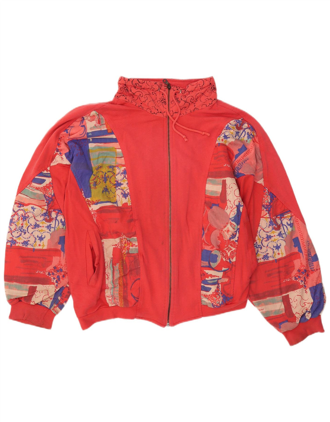 Damska kurtka dresowa oversize ETIREL IT 42 w kolorze średniej czerwieni