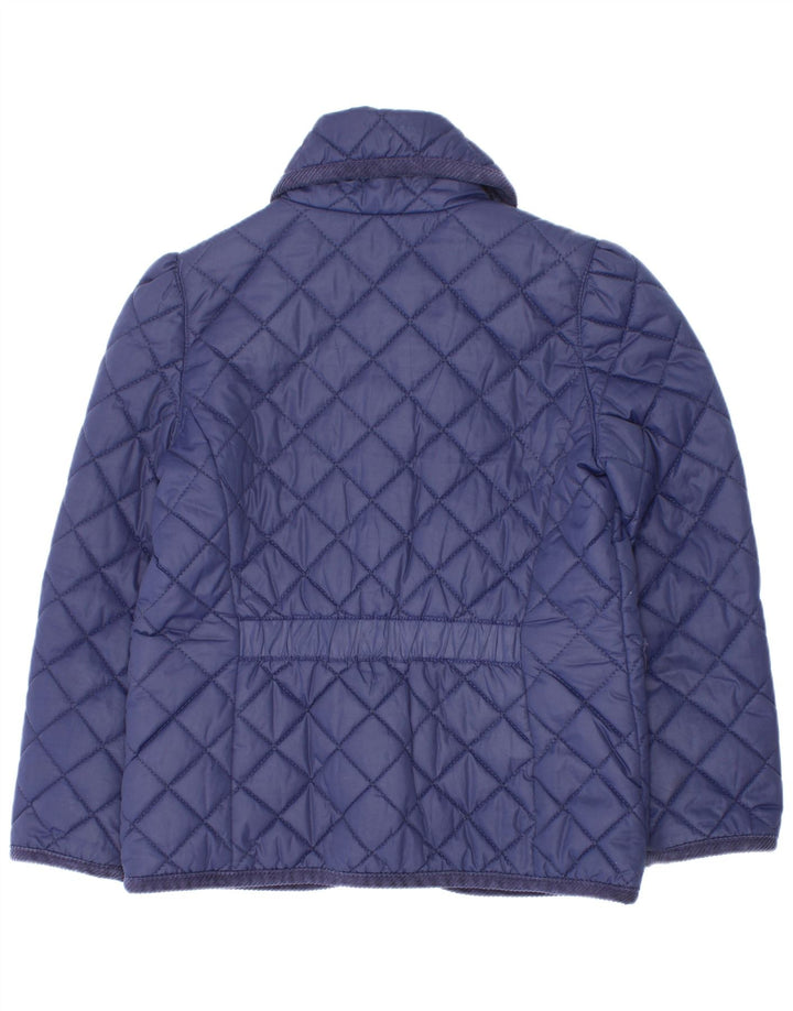 Pikowana kurtka dziewczęca Polo Ralph Lauren 5-6 lat, granatowa, poliester