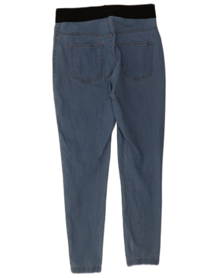 Marks & Spencer Damskie jeansy Jegging UK 12 Medium W30 L26 Niebieskie bloki kolorów