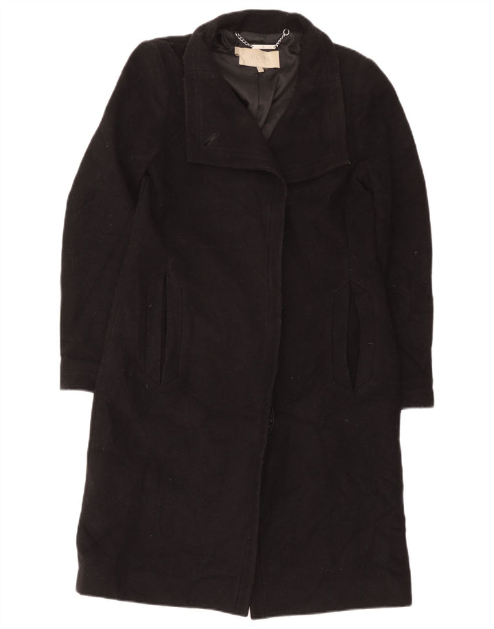 Płaszcz damski Hobbs UK 8, mały, czarny, wełniany