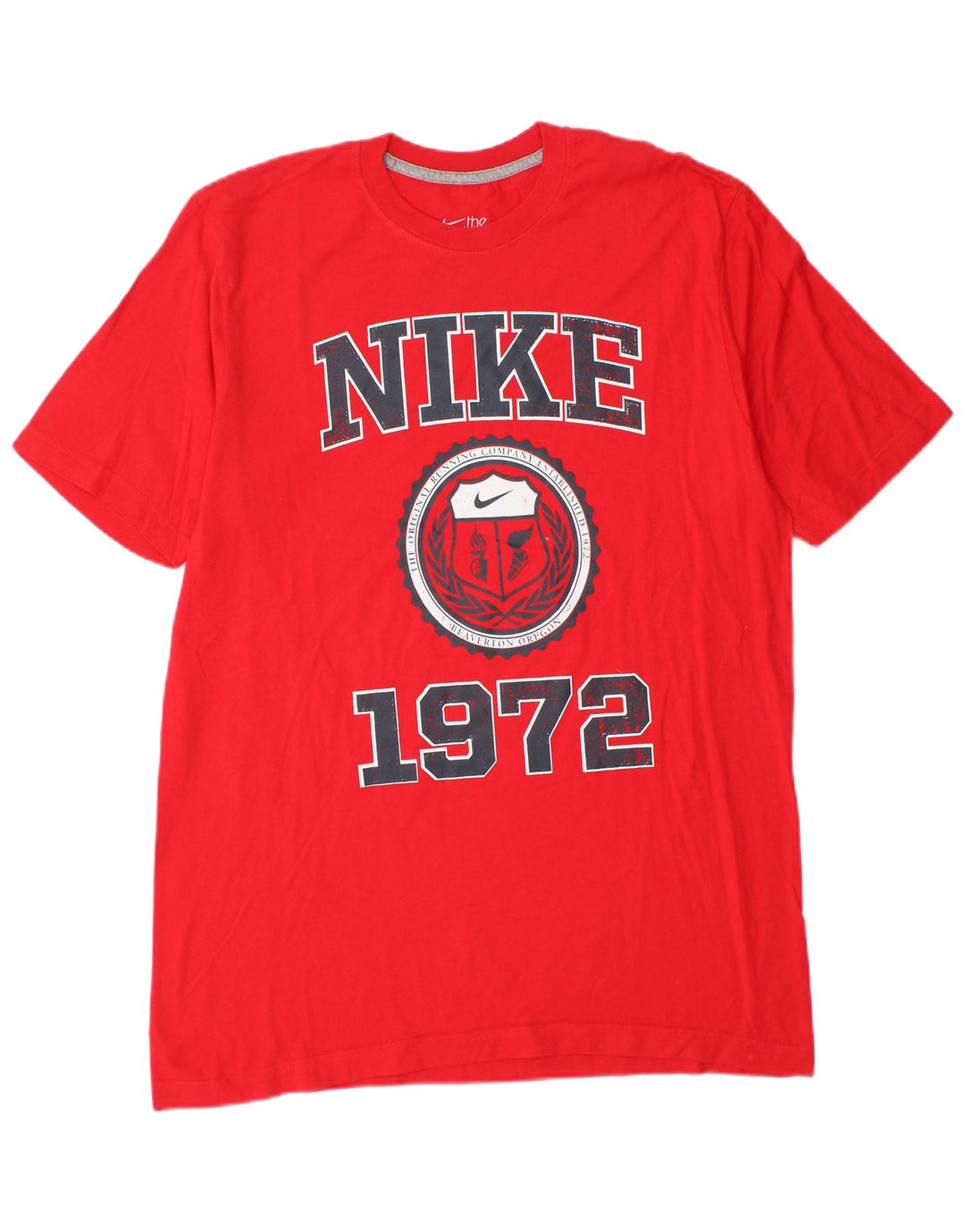 Męski T-shirt z grafiką Nike Standard Fit, duży, czerwony