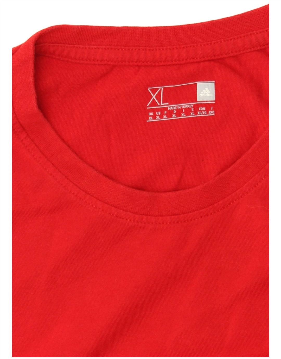 Adidas Męski T-shirt Salah Graphic Top XL Czerwony