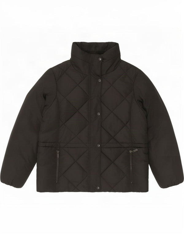 Marks & Spencer Womens Padded Jacket UK 22 3XL Black Polyester