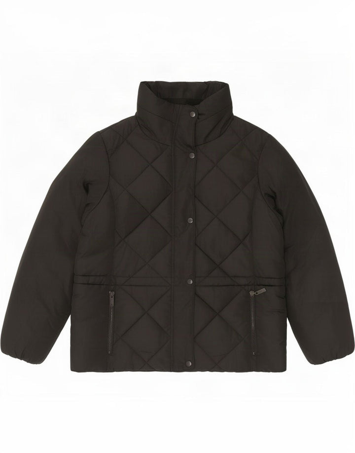 Marks & Spencer Damska ocieplana kurtka UK 22 3XL Czarny poliester