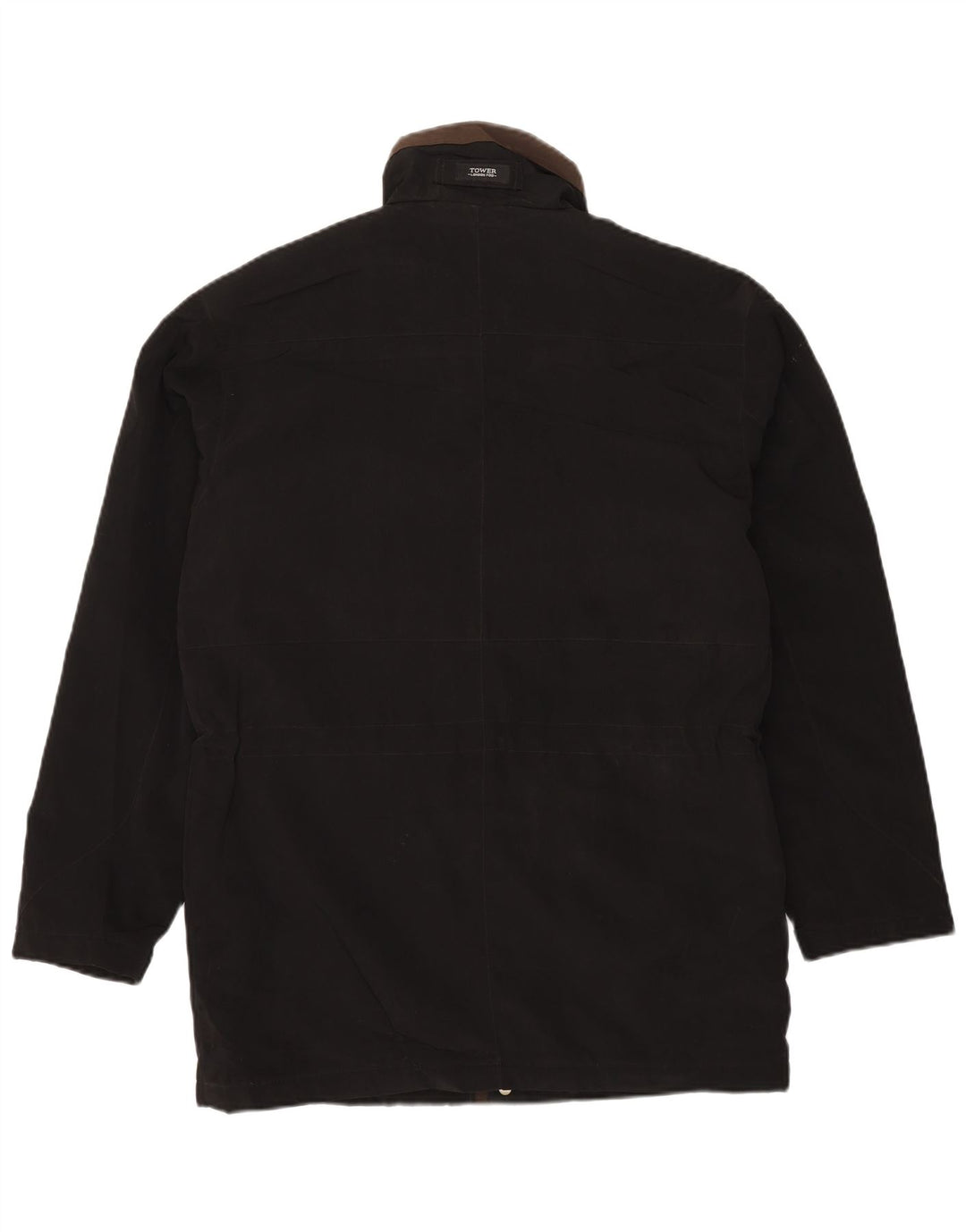 Męska kurtka użytkowa LONDON FOG UK 38, średni czarny poliester