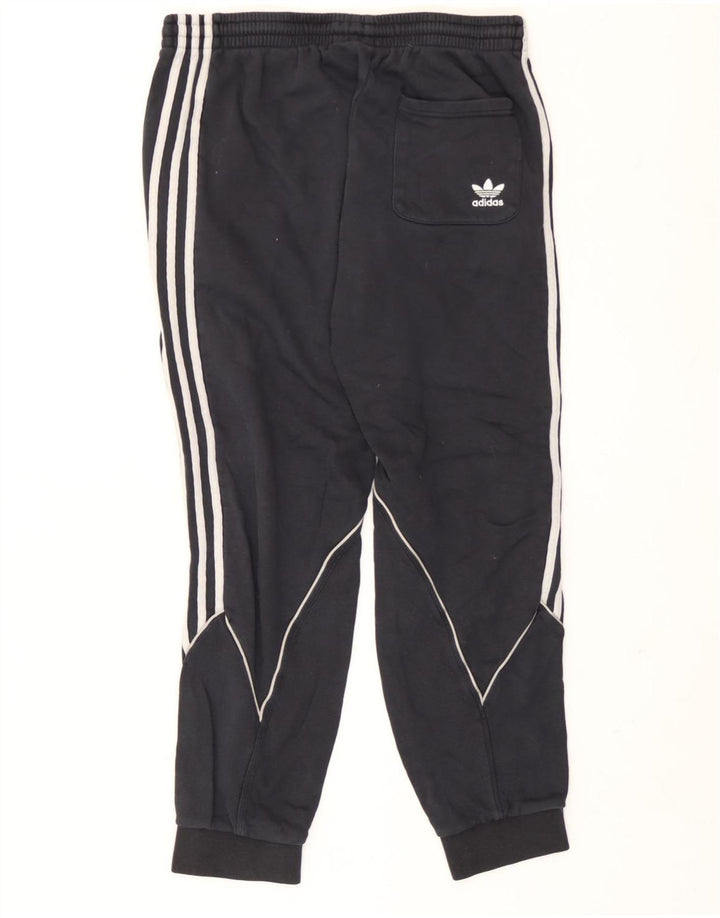 Męskie spodnie dresowe Adidas, średnie granatowe
