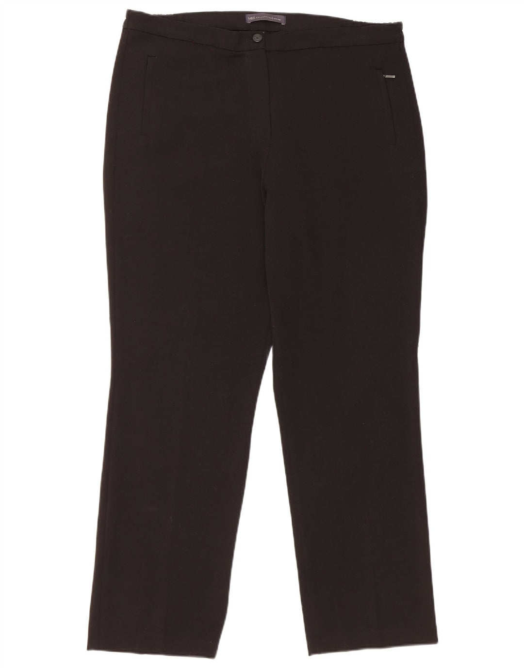 Marks & Spencer Damskie spodnie typu casual W36 L28 Czarne