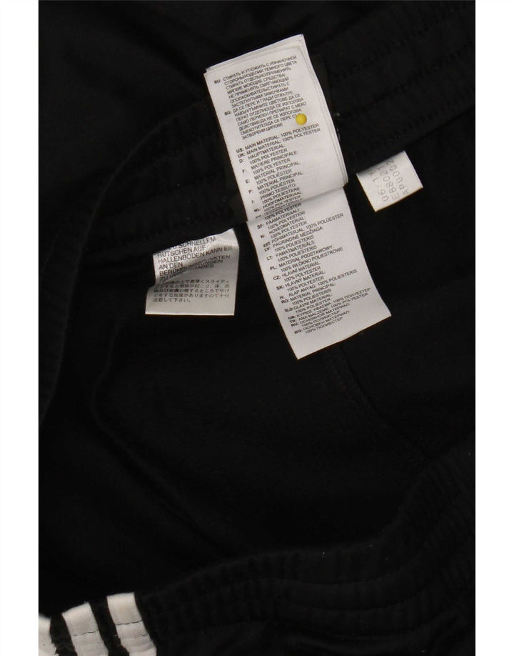 Męskie spodnie dresowe Adidas Clima 365, duże, czarne, poliestrowe