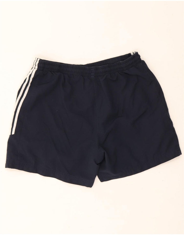 Damskie spodenki sportowe Adidas UK 10, małe, granatowe, poliestrowe