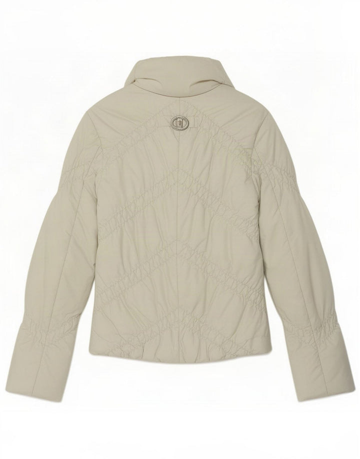 Trussardi Jeans Damska kurtka ocieplana IT 40 Small White Poliester