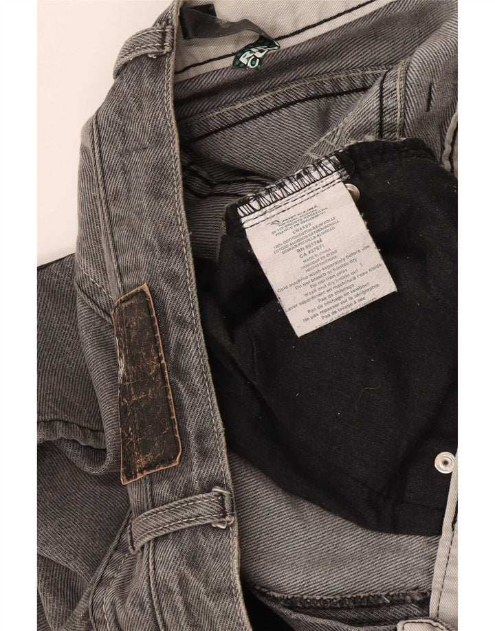 Męskie spodenki jeansowe Rip Curl Graphic W36, duże, szare, bawełniane