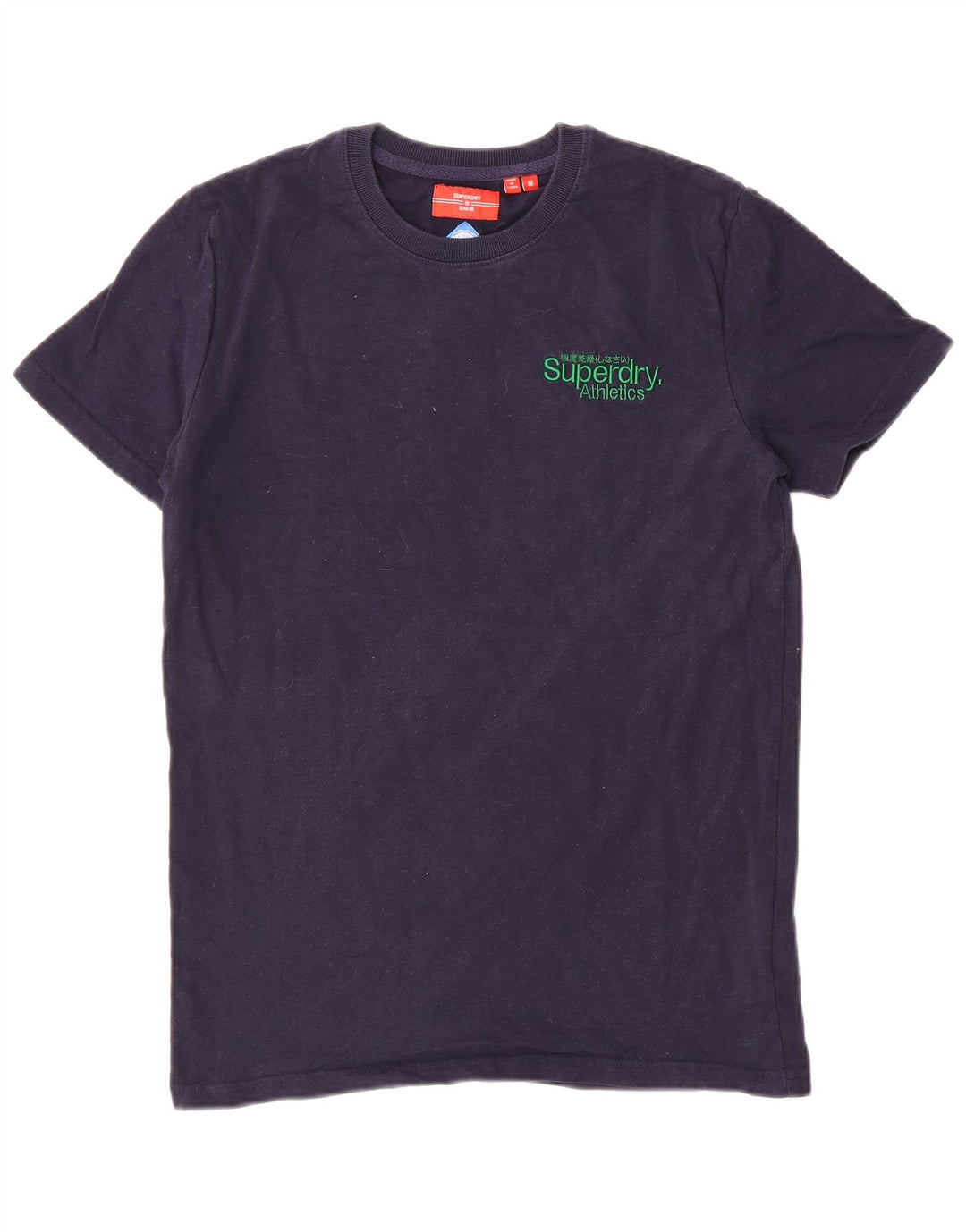 T-shirt męski Superdry, średni, granatowy, bawełniany