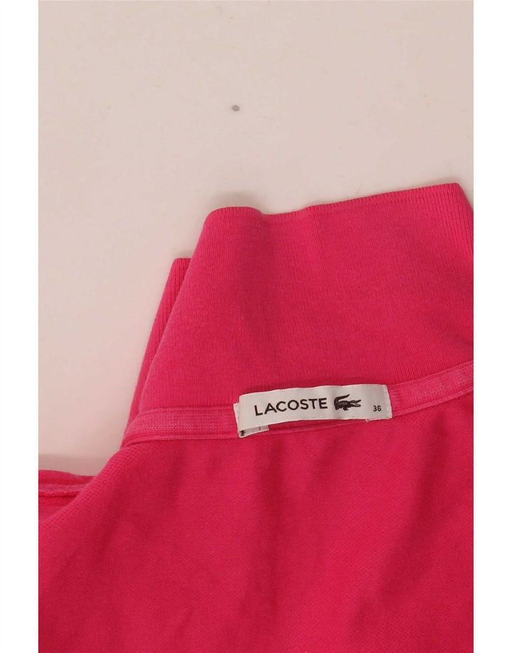 Damska koszulka polo Lacoste rozmiar 36, mała, różowa