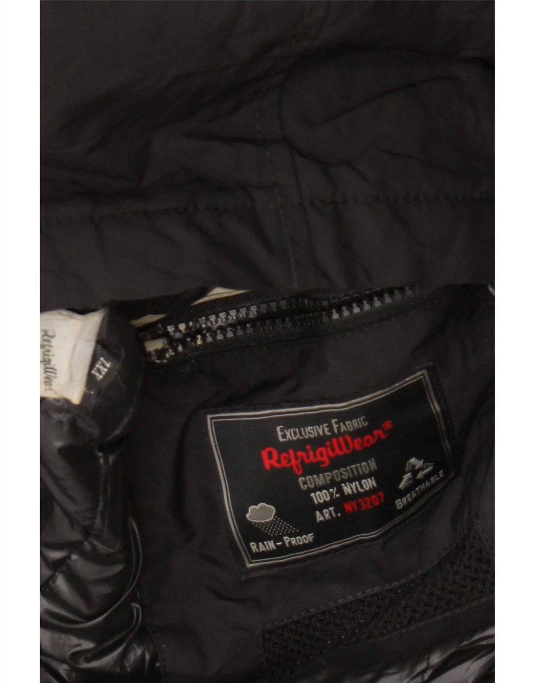 Męska kurtka wiatrówka Refrigiwear o regularnym kroju UK 44 2XL Czarny nylon