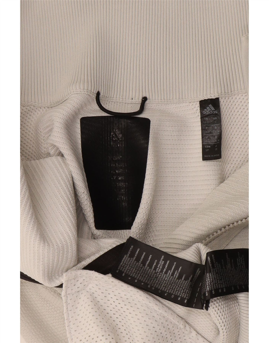 Damska kurtka dresowa Adidas z grafiką, UK 8/10, mała, biała, poliestrowa