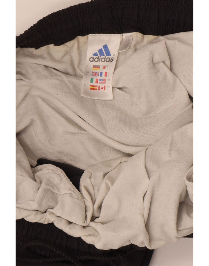Męskie spodenki sportowe Adidas, duże, czarne, poliestrowe