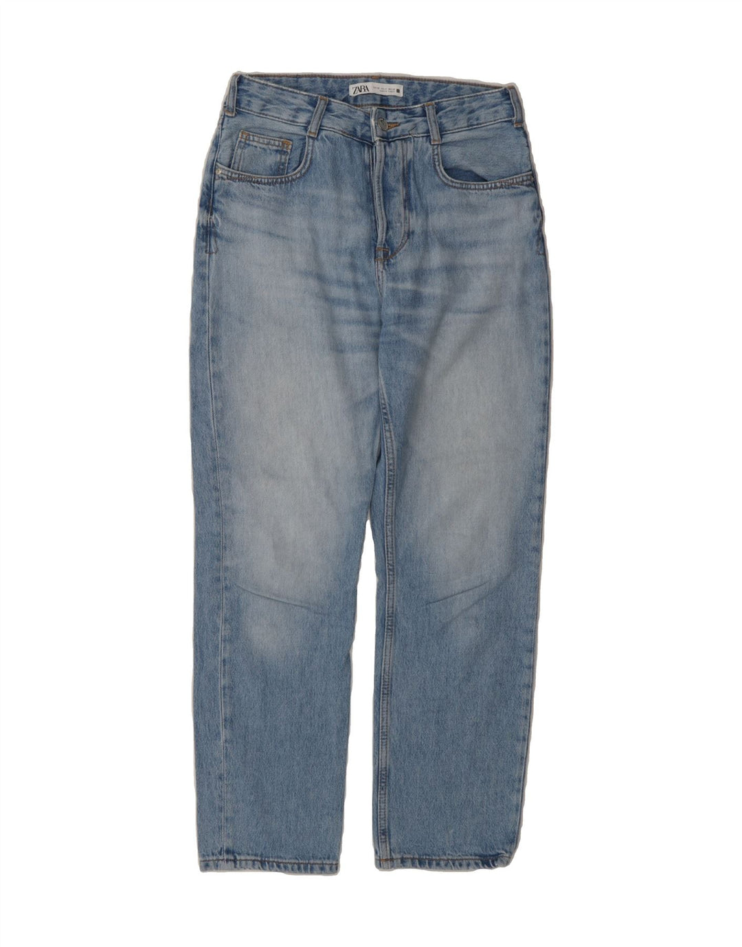 ZARA Womens Straight Jeans US 4 Small W28 L28 Blue Vintage Zara and Second-Hand Zara from Messina Hembry 