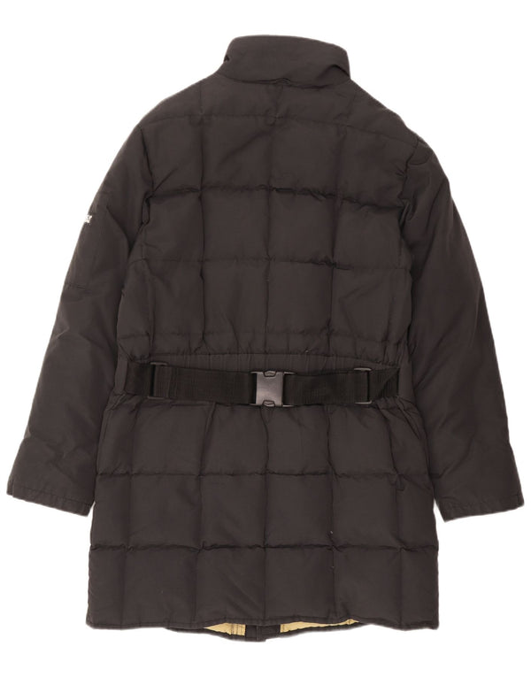 Męski ocieplany płaszcz Woolrich UK 38 Średni czarny nylon