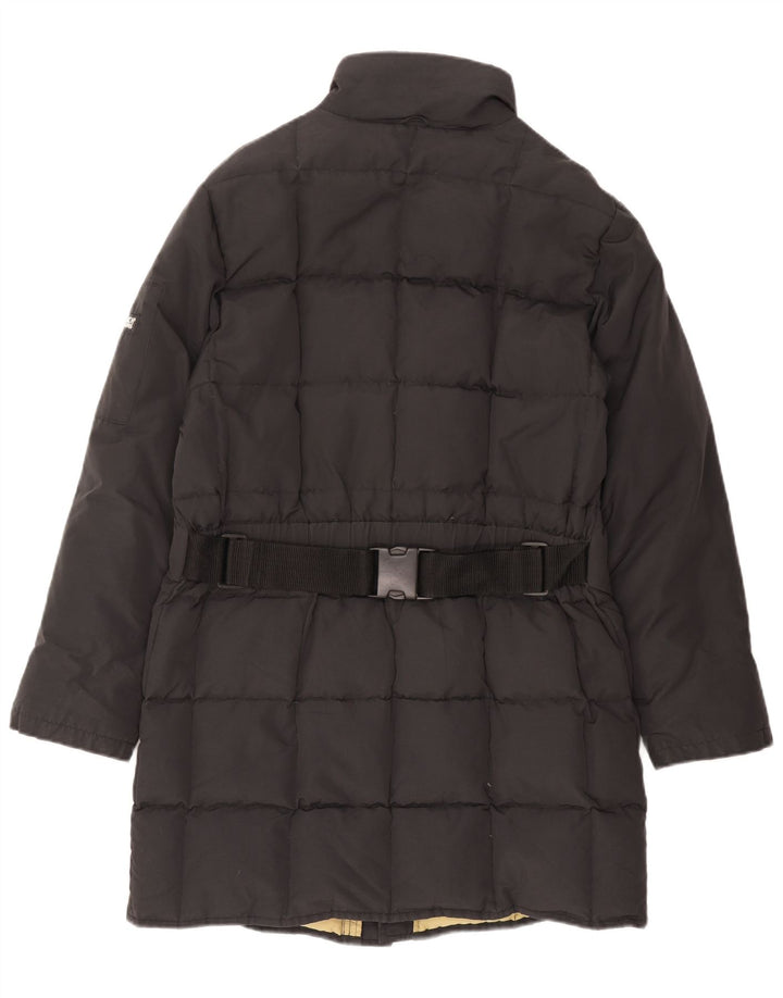 Męski ocieplany płaszcz Woolrich UK 38 Średni czarny nylon