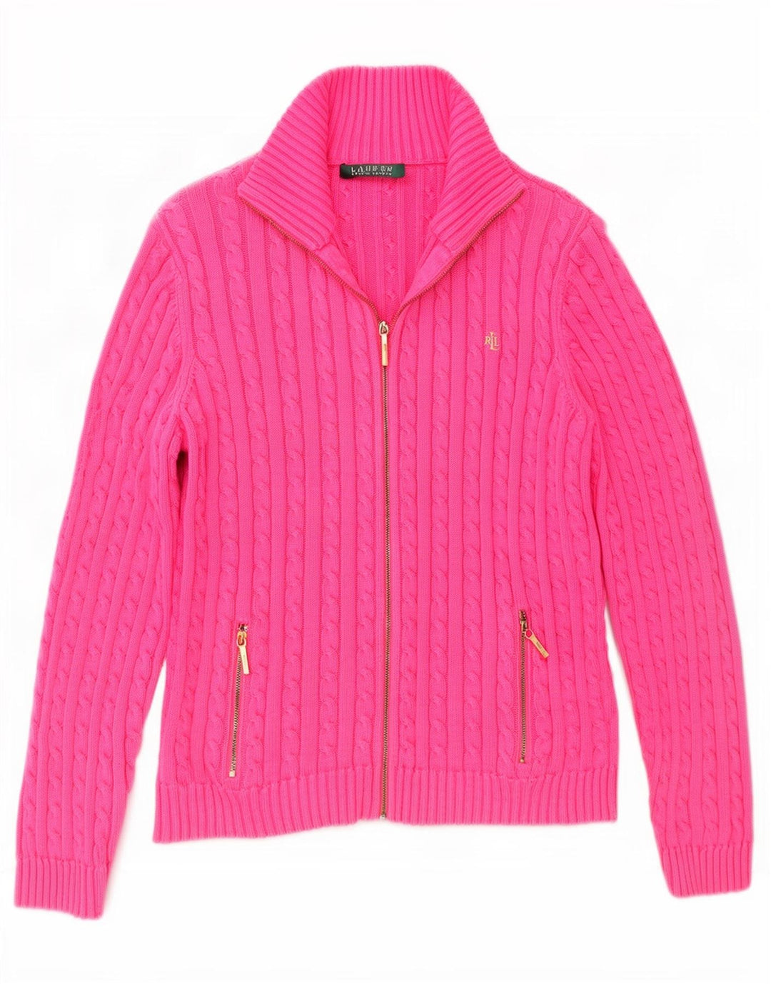 Sweter damski Ralph Lauren, UK 8, mały różowy