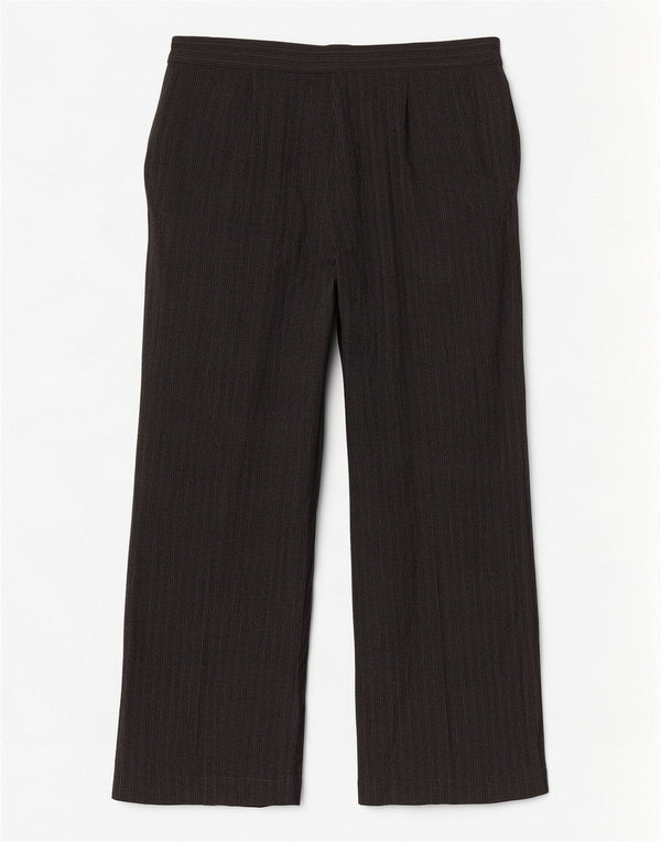 Damskie spodnie garniturowe Marks & Spencer UK 16 Large W34 L30 Szare paski