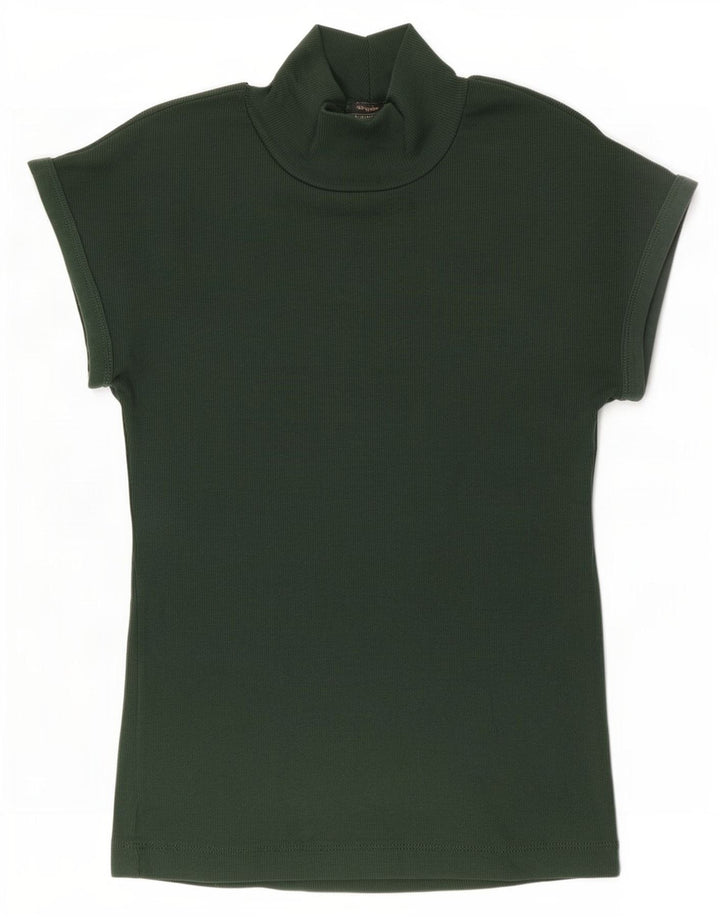 T-shirt damski Zara Top UK 12, średni zielony