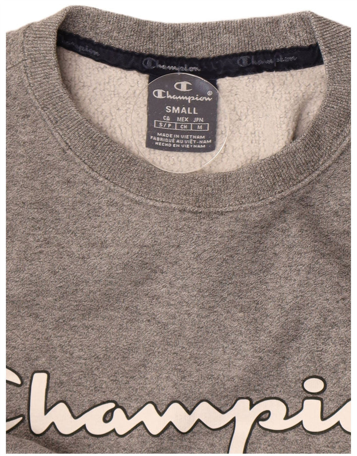 Damska bluza Champion Graphic Oversized Sweatshirt UK 10 Small Grey