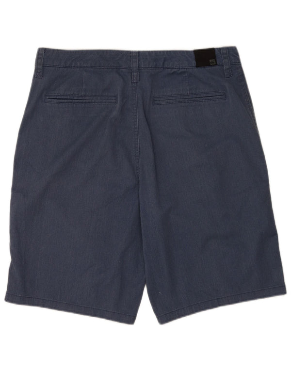 Quiksilver Mens Chino Shorts W33 Medium Blue Cotton