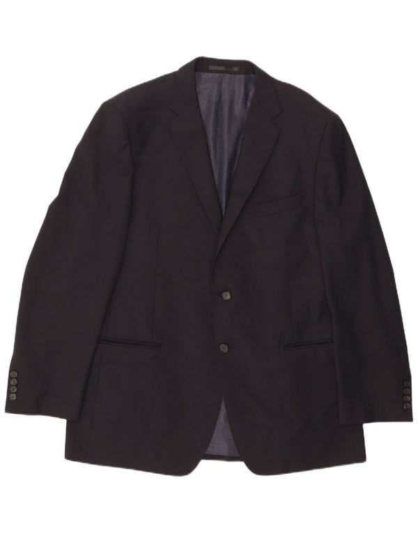 Marks & Spencer Męska marynarka z autografem, zapinana na 2 guziki, UK 44 XL, granatowa
