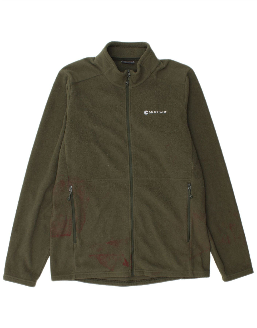 Męska kurtka polarowa Montane UK 36, mała, khaki, poliester