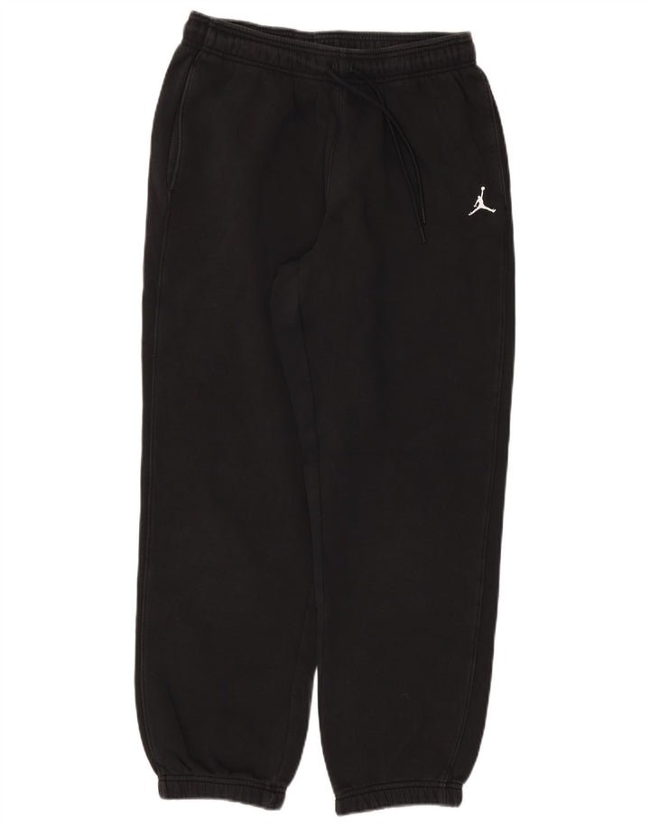 Jordan Mens Tracksuit Trousers Joggers Medium  Black Cotton