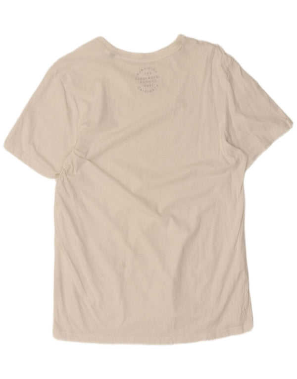 T-shirt męski Jack & Jones, duży, biały, bawełniany