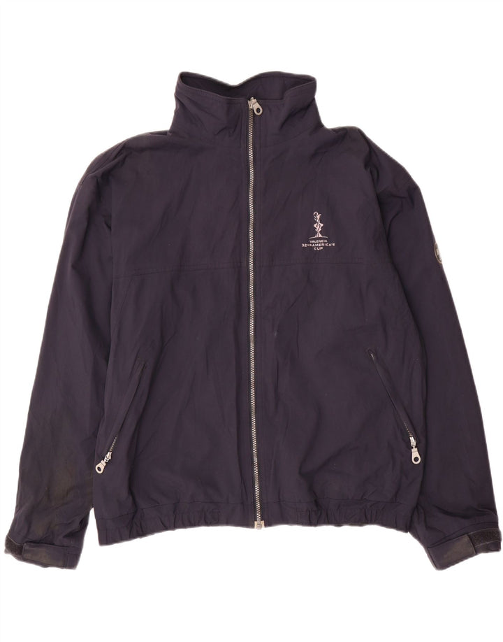 Męska kurtka przeciwdeszczowa MURPHY & NYE o luźnym kroju UK 38, średni granatowy nylon