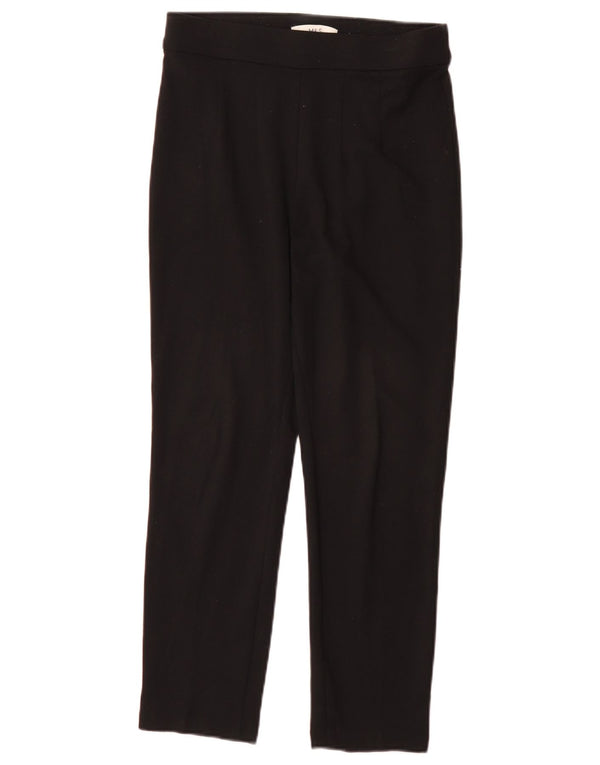 Spodnie damskie Marks & Spencer UK 10 Small W28 L27 Czarna wiskoza