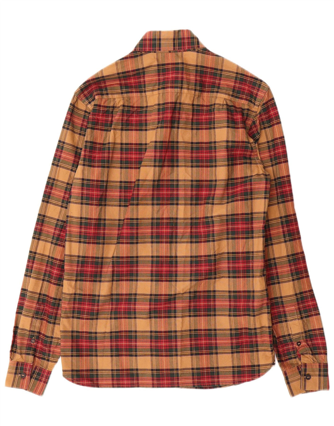 Koszula męska Fred Perry w małą brązową kratę, bawełniana