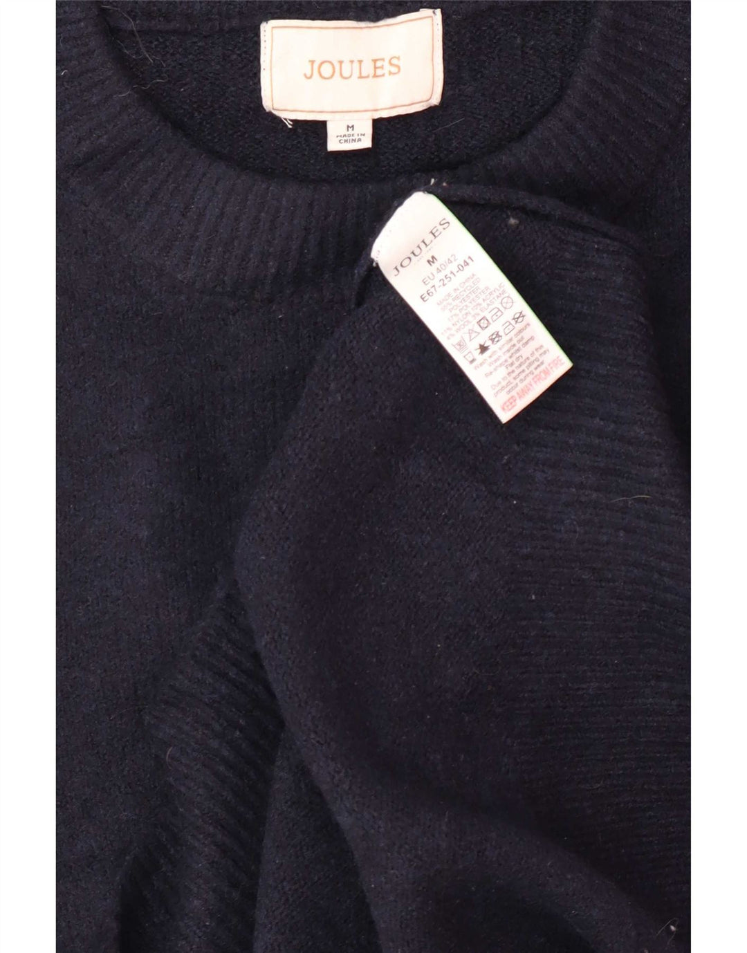 Damski podkoszulek Joules Crop Vest UK 14, średni granatowy poliester