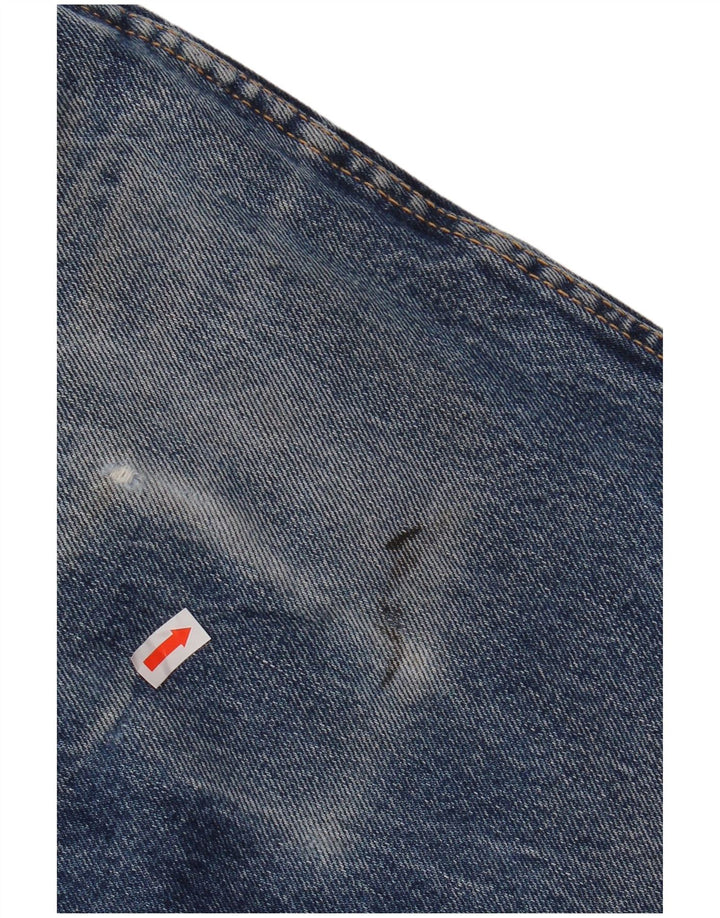 Męskie proste dżinsy WRANGLER W33 L32, niebieskie, bawełniane