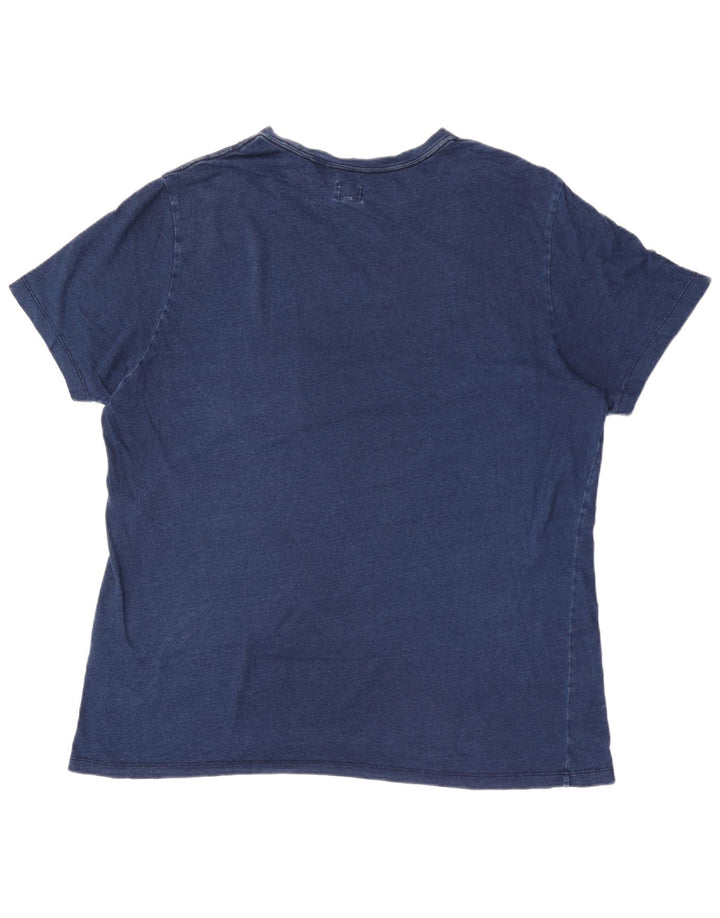 Męska koszulka Levi's Top 2XL, niebieska, bawełniana