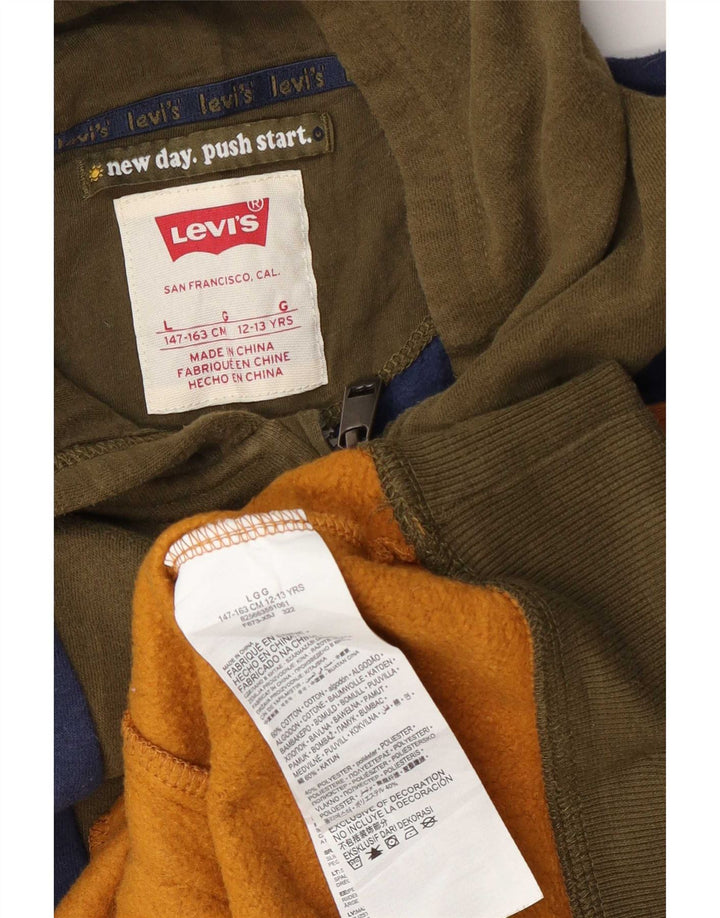 Chłopięcy sweter z kapturem Levi's, 12-13 lat, duży, wielokolorowy