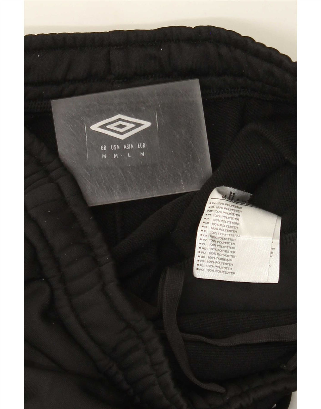 Męskie spodnie dresowe Umbro w kolorze średniej czerni