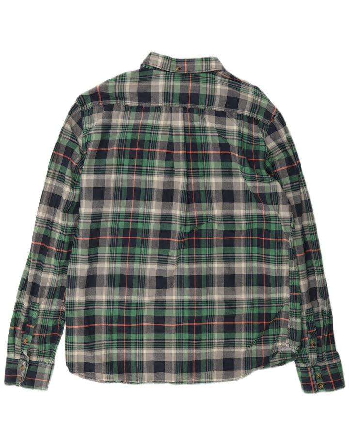 Męska koszula flanelowa Vans XL, bawełniana w zieloną kratkę