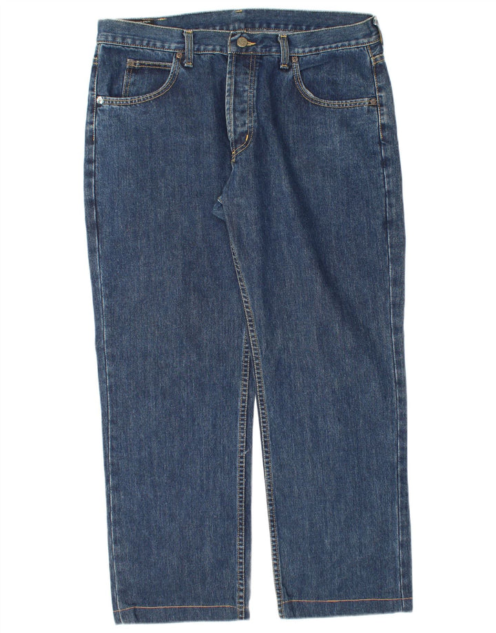 Męskie jeansy Lee Seattle Straight W36 L28 Niebieskie bawełniane