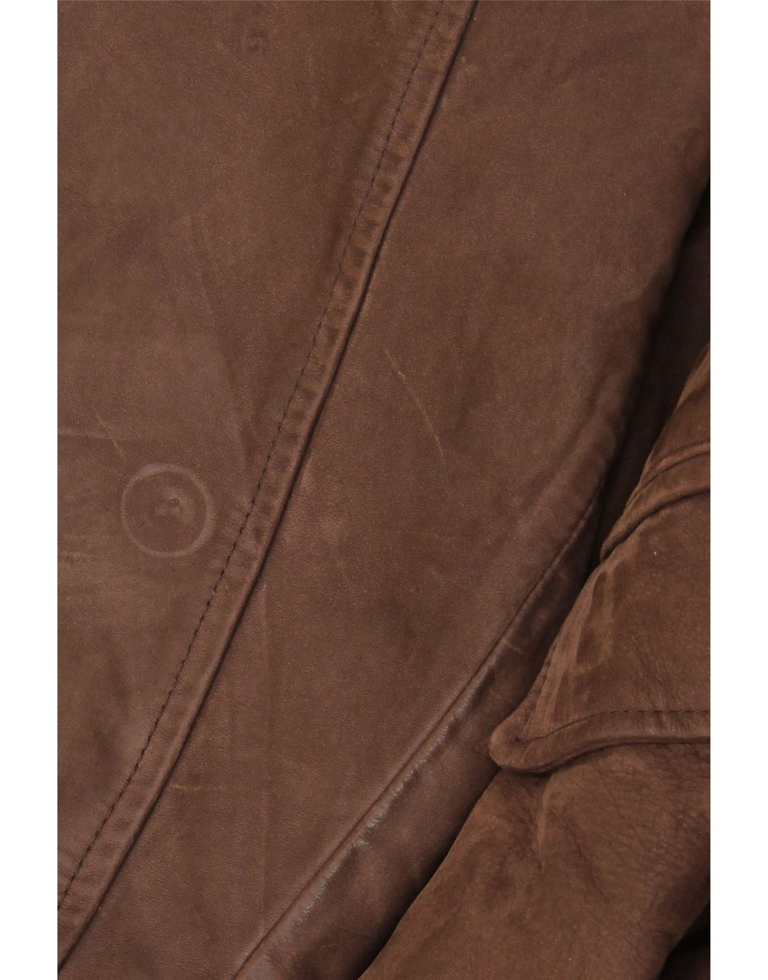 Vintage męska kurtka skórzana UK 42 XL brązowa skóra