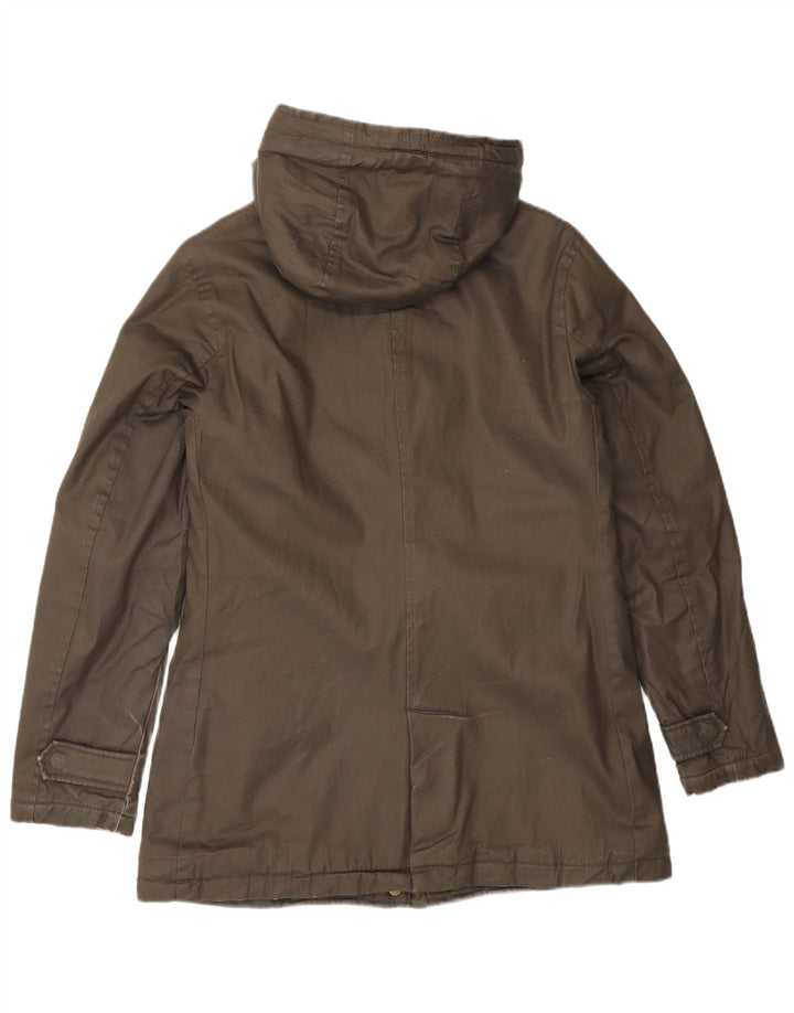 Kurtka damska CHAMPION Sherpa Parka z kapturem UK 6 XS, bawełna khaki